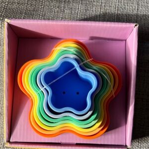 🎄✨Silicone cup stacker Flower (7pc)✨🎄